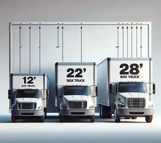 Trucks moving vehicle rental